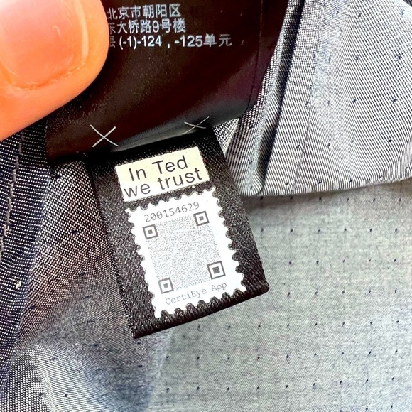 Ted Baker Blue Casual Button Down Shirt💎💎 - Picture 5 of 9
